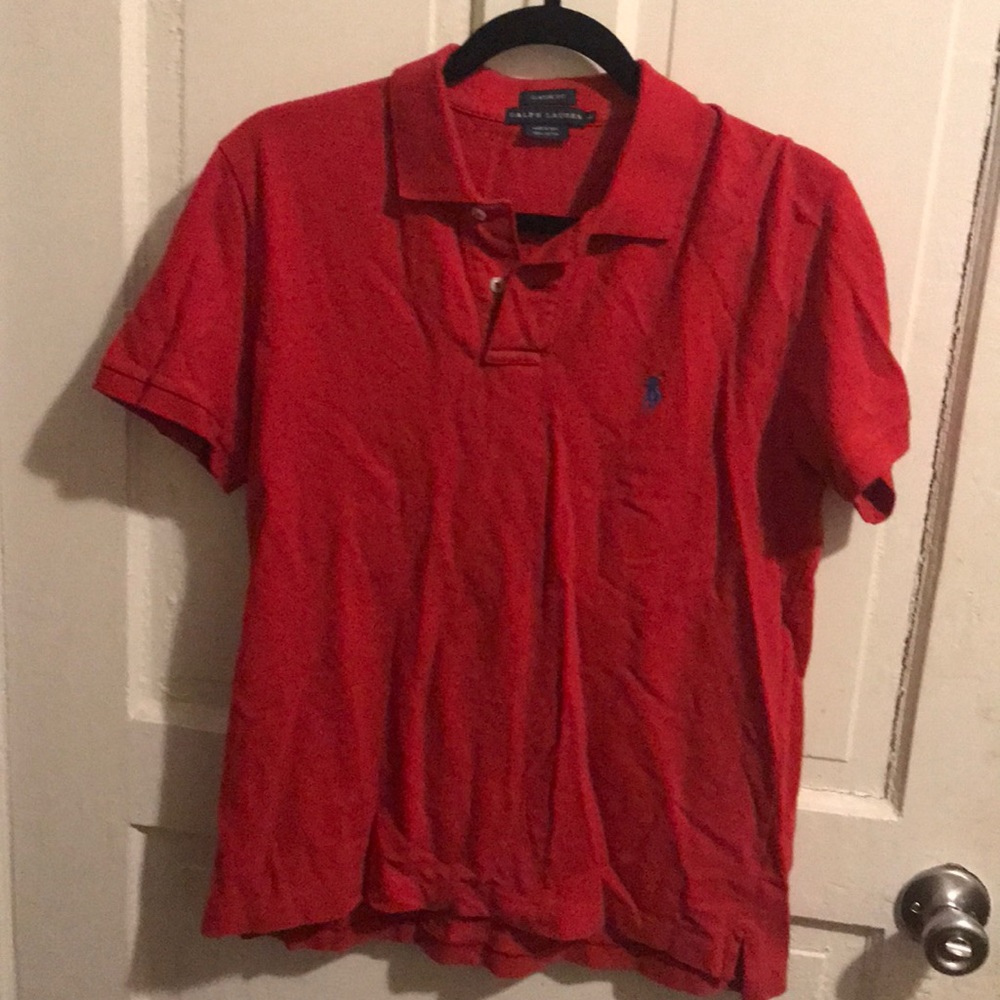Red Ralph Lauren polo